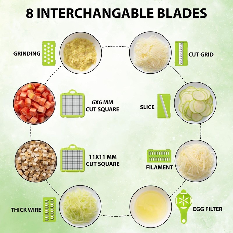 Homify Planet 16-in-1 Vegetable Chopper & Mandoline Slicer – The