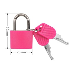 Suitcase Locks with Keys, Small Padlocks Luggage Locks Padlocks with Outdoor Travel Luggage Suitcase Baggage School Gym Lockers Laptop Bag（4 Pcs）