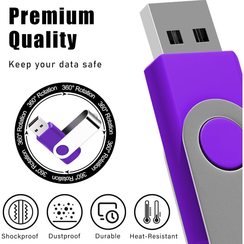 128GB USB Memory Stick 2 PACK USB 2.0 Flash Drive