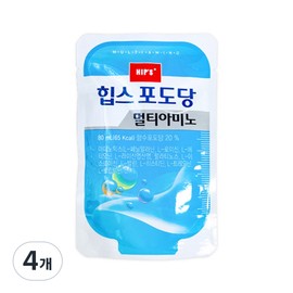 Hips Farm to Plus Multi-Amino Drinking Dextrose, 80ml, 4 units / 힙스 팜투플러스 멀티아미노 마시는 포도당, 80ml, 4개