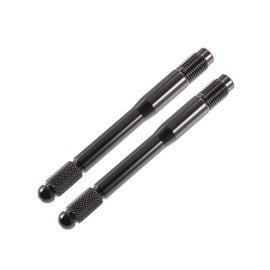 A ABSOPRO M12x1.25 Wheel Alignment Pin Mounting Car Wheel Hanger Rim Stud Bolt Nut Tire Change Guide Tool - Pack of 2 Titanium Tone Item Replacement