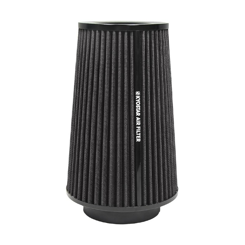 Universal 3/3.5/4" (75/89/100mm) High-Flow Air Filter, Reusable Cone Cold Air