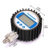 MEASUREMAN 3-1/8" Dial Size, Digital Pressure Gauge, 0-100psi/bar/Mpa/Kpa, 1/4"NPT Lower
