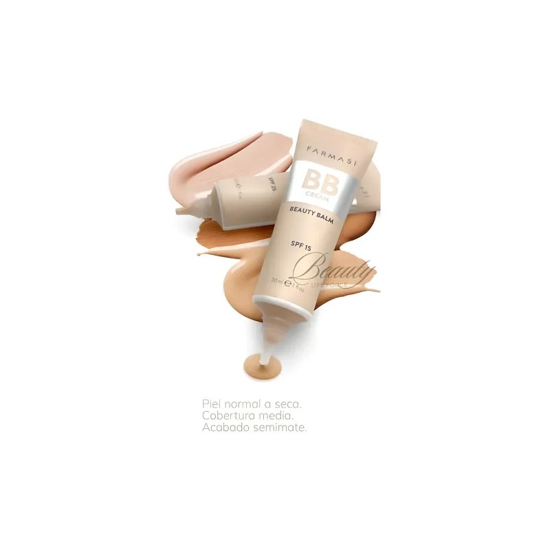 Bb Cream Beauty Balm Efect Spf 15 Farmasi / Tono