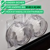 Cooker Child Lock Set, 6 Pack Button Covers, 1 Pack