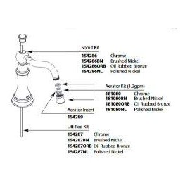 Moen 154286 Spout Kit