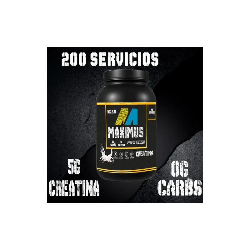 Creatina Monohidratada Maximus 1 Kg 200 Servicios