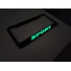 Red Line GLOWING Honda Sport License Plate Frame Tag Cover