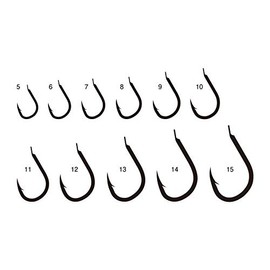 Gamakatsu 12249 Koiso Hook, Black, No. 11