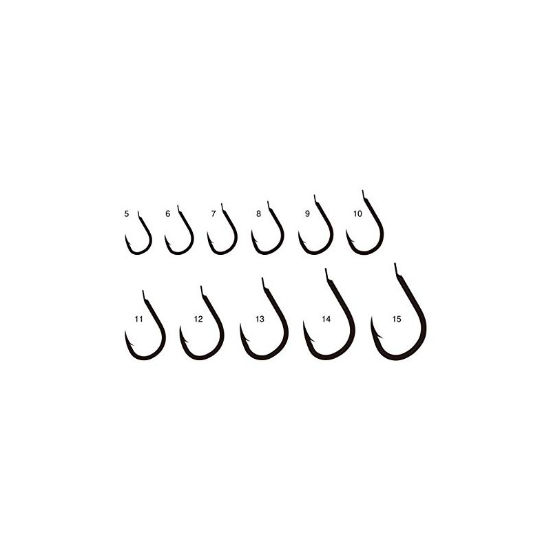 Gamakatsu 12249 Koiso Hook, Black, No. 11