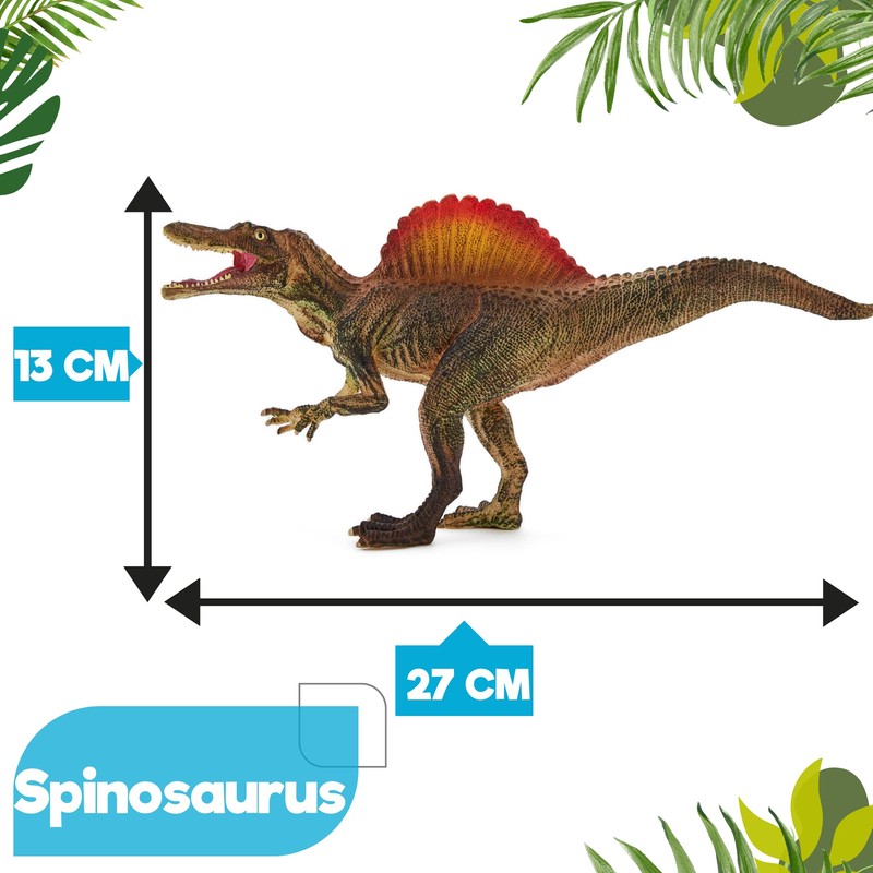 Zappi Co Childrens Spinosaurus Dinosaur Figure Toy (27cm Length) Realistic