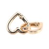 Pastlla 10pcs Heart Shape Key Ring Snap Hook Clip Key