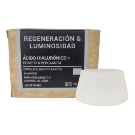 Shampoo Sólido Ácido Hialurónico Romero Bergamota Crecimient