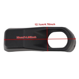 Right Fog Light Bezel Trim For Jeep Wrangler JL Gladiator 2018-2025 68295558AAColor: Black
