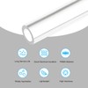 sourcing map Acrylic Pipe Clear Rigid Round Plastic Tube 6mm(1/4