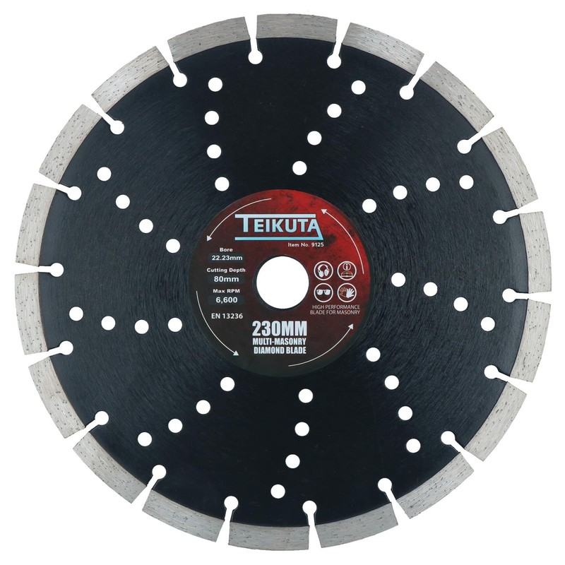 230mm 9" Grinder Diamond Blade Cutting Disc 22.23mm Bore Concrete