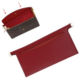 Lckaey Organizer insert of wallet accessories kit-Emily wallet for Sarah bag, inner bag, 3015-red