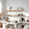 GXYAWPJ 48 Inch Floating Shelves for Wall Rustic Light Wood