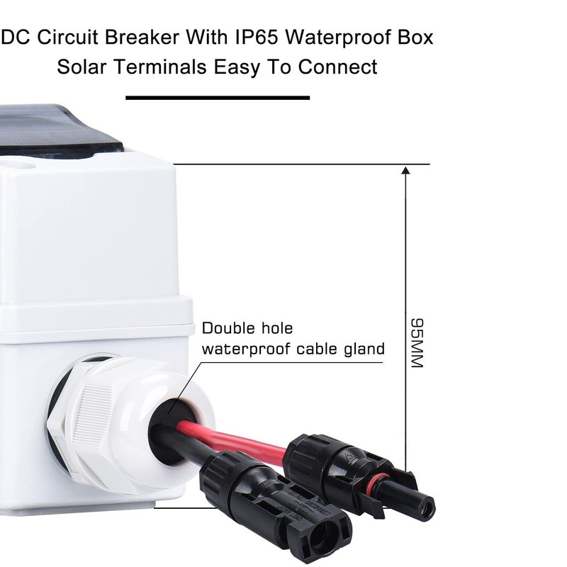 Mini Circuit Breaker with Junction Box IP65 Waterproof 4000A Icu