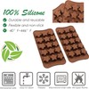 Bamutu Star Shape Chocolate Silicone Molds 2 PCS 15-Cavity Ice