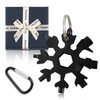 Snowflake Multitool, Snowflake Multifunctional Tool, 18-in-1 Multifunctional Snowflake Tool, Portable