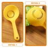 Kichvoe Cuchara Para Servir Arroz Antiadherente Alimenticio Pp Amarillo 1