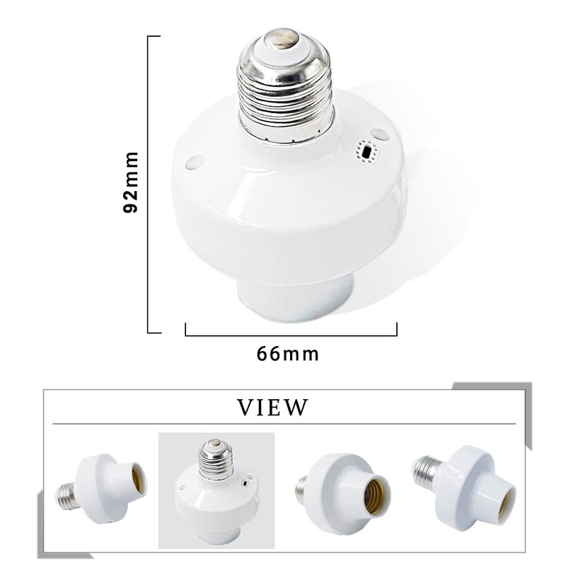 QIACHIP Wi-Fi Smart 2.4G Remote Control Light Socket E26 E27