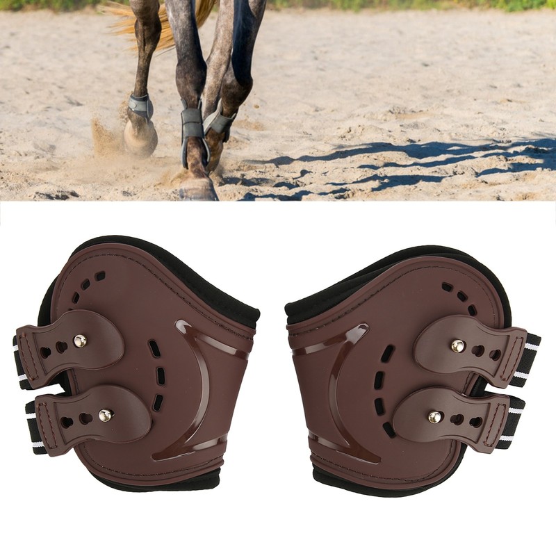 Horse Fetlock Boots Breathable Impact Absorbing Air Perforated Horse Hind