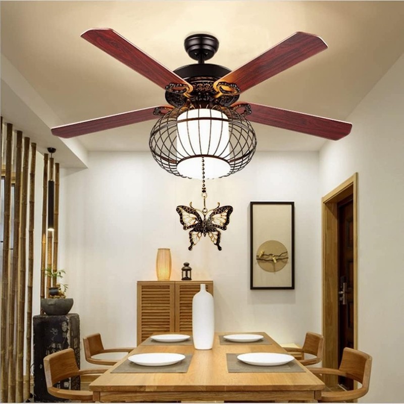 QLXHBOT Ceiling Fan Pull Chain Ornaments Extension,12 Inch Lighting And