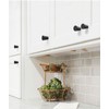 Mokife Drawer Knobs Black Matte, 6 Pack Modern Kitchen Cabinet