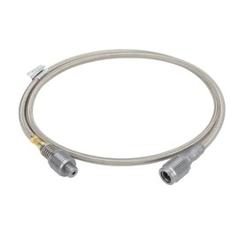 Leapiture Gas Hose Propane Adapter Hose Gas Stove Extension Tube Camping Stove Extension Tube Stainless Steel Gas Extension Tube Propane Hose Adapter