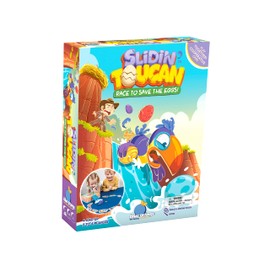 Slidin’ Toucan Fun Cooperative Action Preschool Board Game – Kids and Family Friendly Educational Toucan and Eggs Game by Blue Orange Games - 2 to 4 Players for Ages 4+