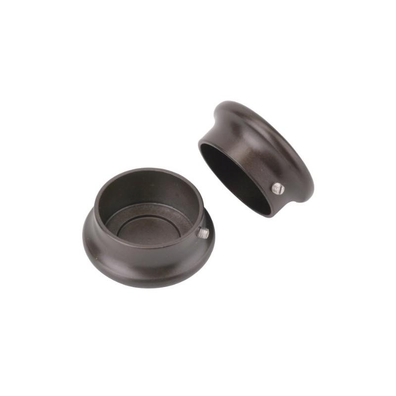 Knape & Vogt Closet-Pro HD CD-0017-BRZ Decorative Closet Pole End