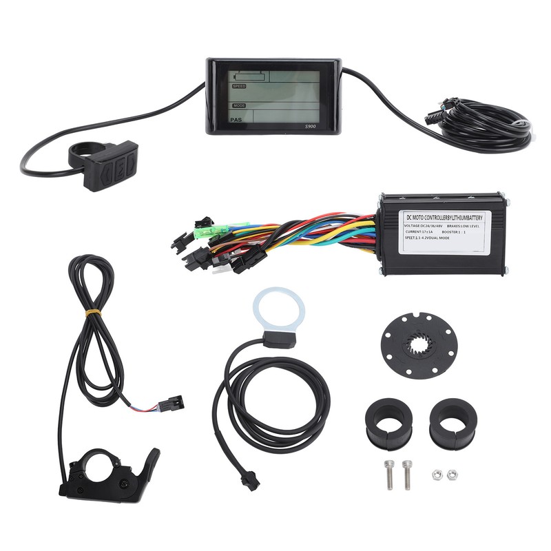36V 48V Electric Bike Conversion Kit 17A 3 Mode Controller