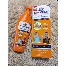 Fair child egg yolk honey Face body lotion x1 nourishes skin 400ml