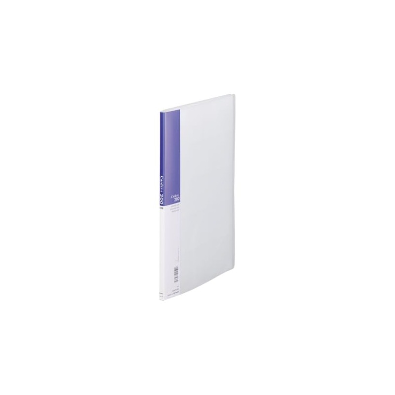 Lihit Lab Business Card File A4, 200 Sheets Indigo A944