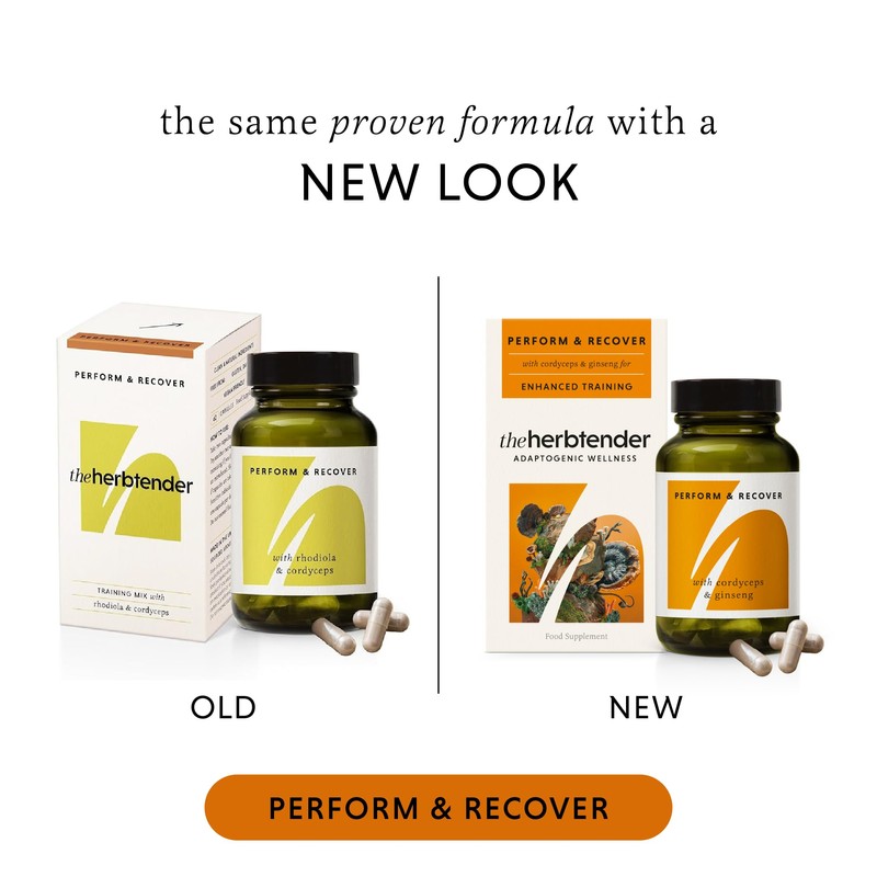 THE HERBTENDER, Perform & Recover - Vegan Adaptogenic Wellness Supplements.