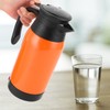 Orange Car Electric Kettle Temperature Display Car Boiling Cup Travel