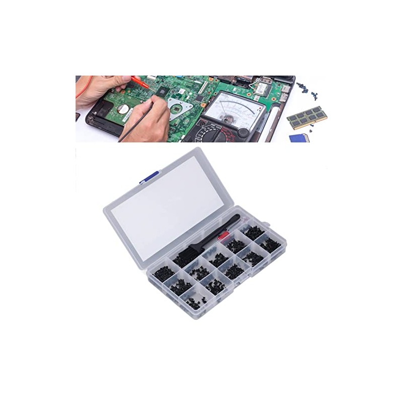 Juego de 502 Tornillos para Computadora, Separadores de Placa Base,