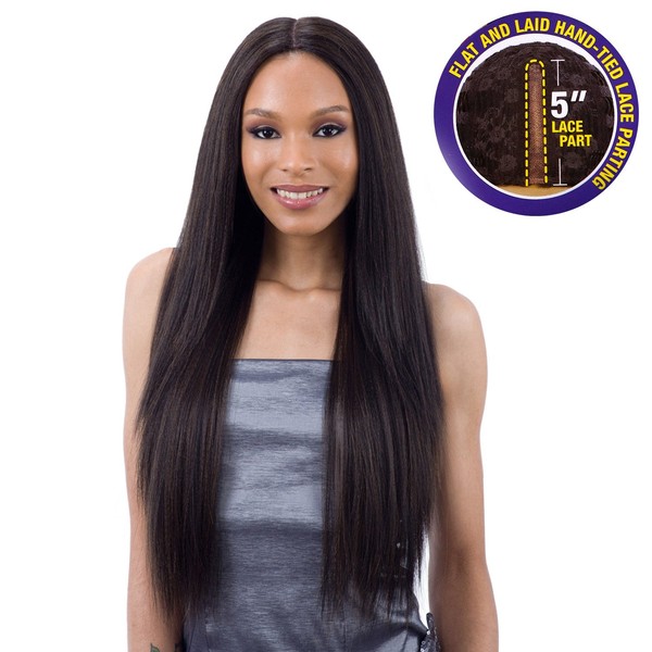 Freetress Equal 5 Inch Lace Part Wig [VALENCIA] (1B)