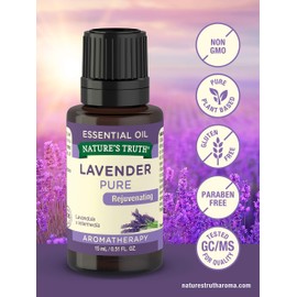 Nature's Truth Lavender Massage Base Oil, 4 Ounce