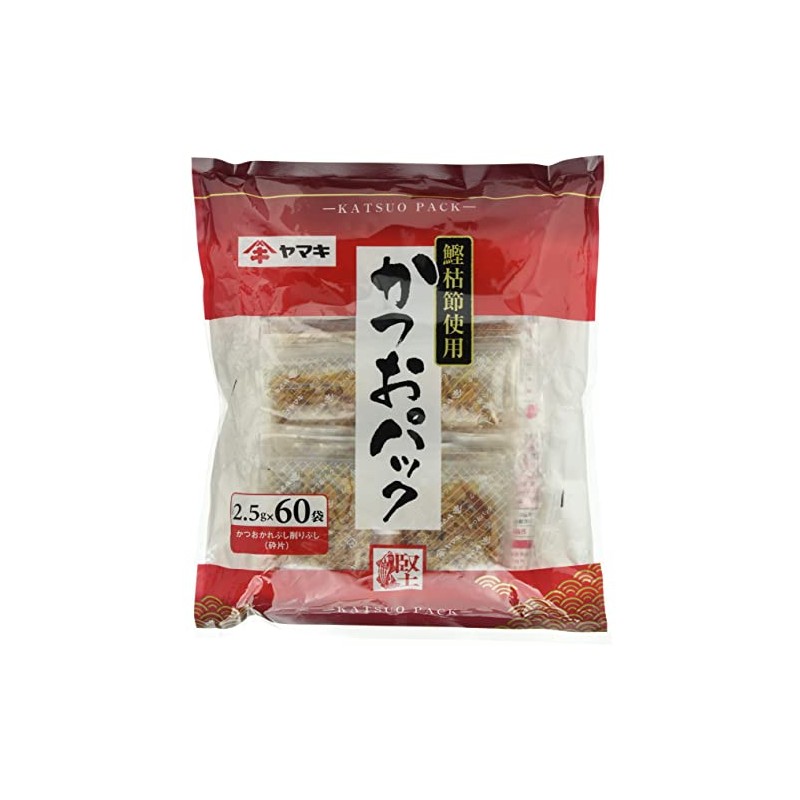 Yamaki Bonito Pack, 0.1 oz (2.5 g) x 60 Bags