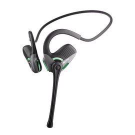 perfell BH4 Air Conduction Dual Mode Gaming Headphones with mic,Wireless Bluetooth 5.4 Open Ear Headphones for PC Laptop Office Working, Low Latency, Ultra-Lightweight 25g, 10-Hrs Playtime, 12m Range