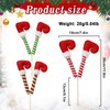 6 PCS Christmas Elf Legs Picks Xmas Tree Topper Decorations,
