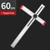 T Shaped Ruler Sliding Combination Square 90 45 Degree Angle
