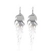 Transparent Acrylic Flame Dangle Earrings Dainty Multicolor Earrings Punk Rock