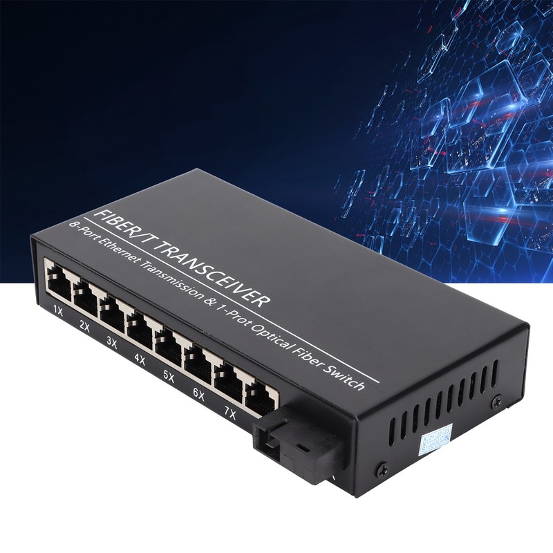 Ethernet Media Converter Dual Interface RJ45 10 / 100 /