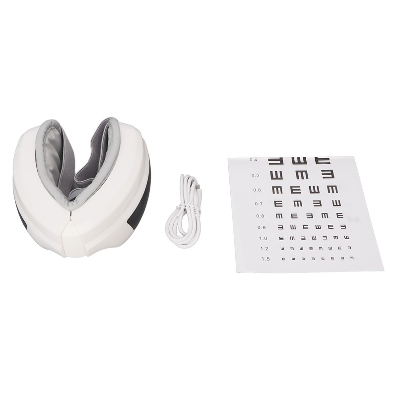 Heated Eye Massager Hot Compress USB Rechargeable 5 Modes Soothing