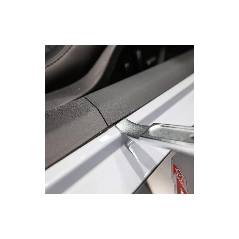 Bewinner 4140 Steel Pry Bar, Auto Trim Removal Tool, Pocket