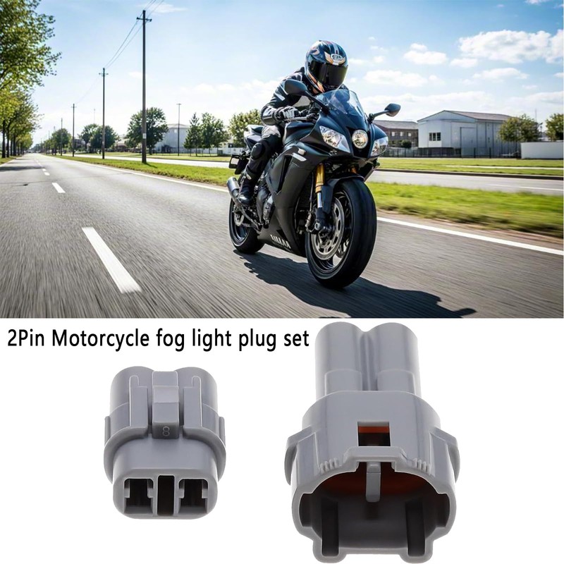 Newyuan 10 Sets 2Pin Motorcycle Connector Kit Compatible with Sumitomo